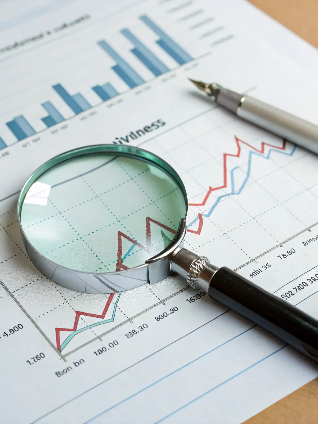 A graph showing growth and investment opportunities, illustrating Centirp's investment management services.